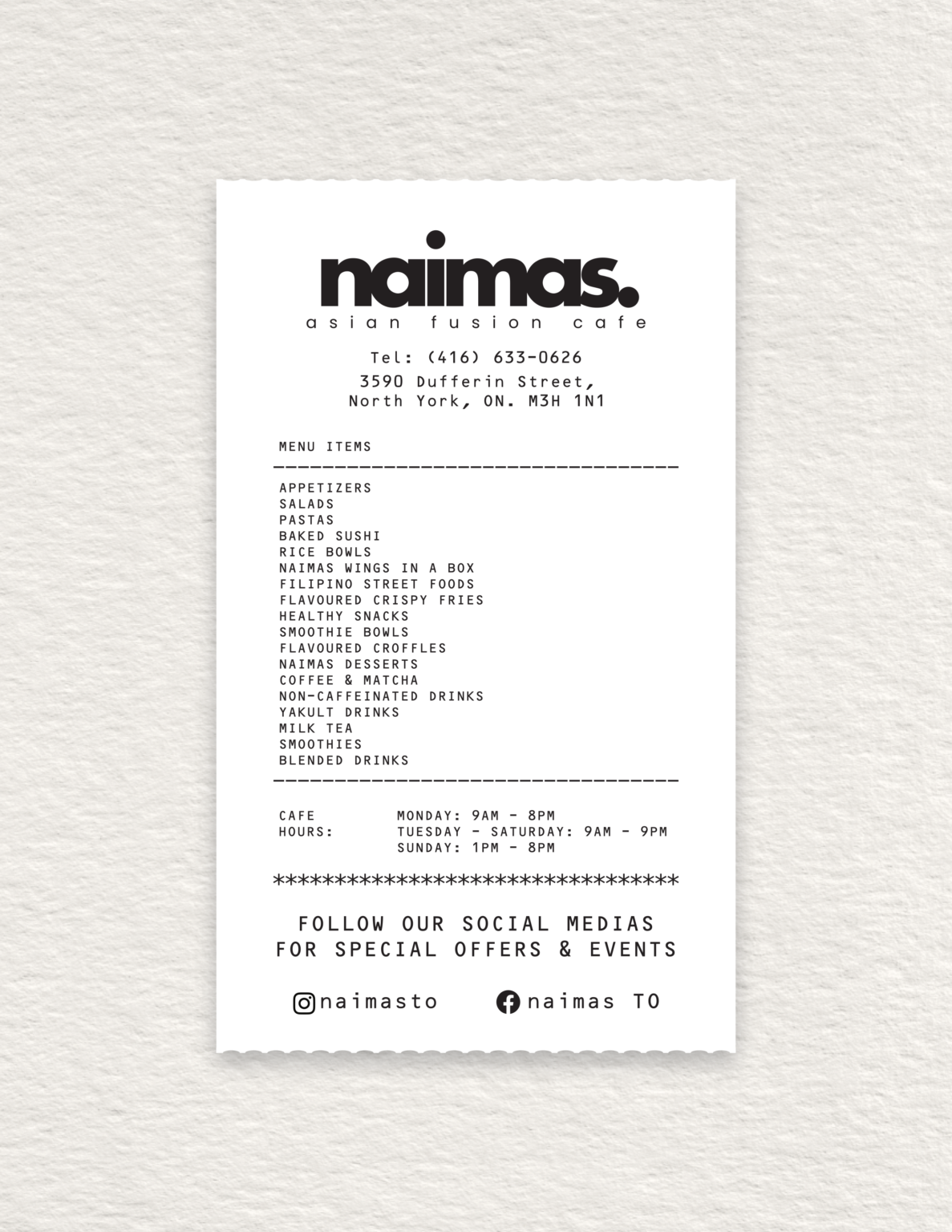 Naimas - Menu Booklet-1